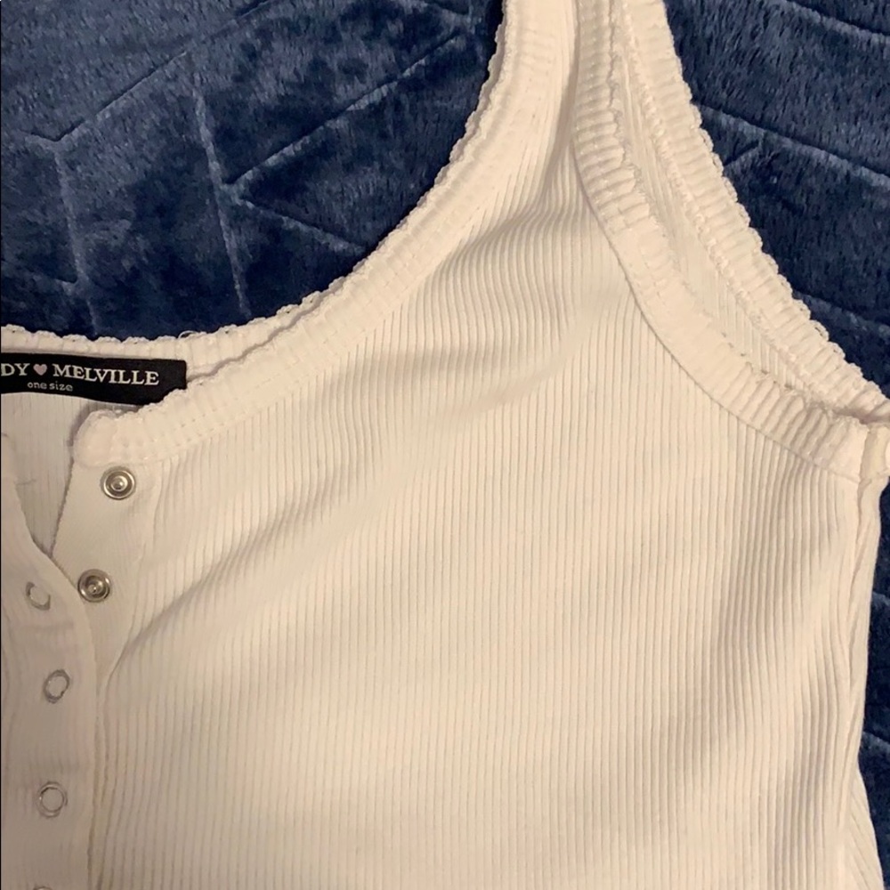 NWOT Brandy Melville Ribbed Tank - Picture 2 of 3